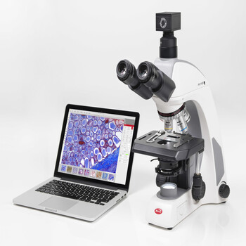 Microscópio com Câmera Acoplada